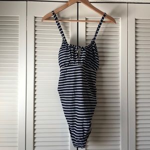 Gap maternity navy stripe swim